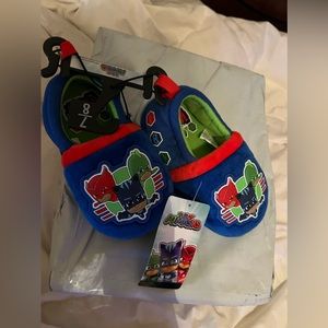 PJ Masks Toddler Boys' Light Up Slippers Size 7/8 New
